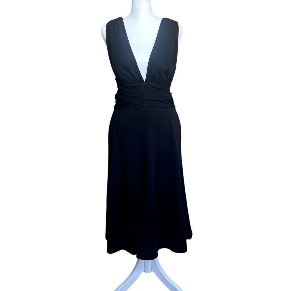 Elegant Black Midi Dress